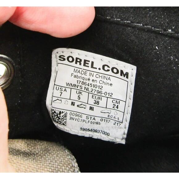 Sorel Boots Womens Size 7 EU 38 Joan of Arctic Wedge PDX 1964 Ankle Tan - Picture 4 of 9